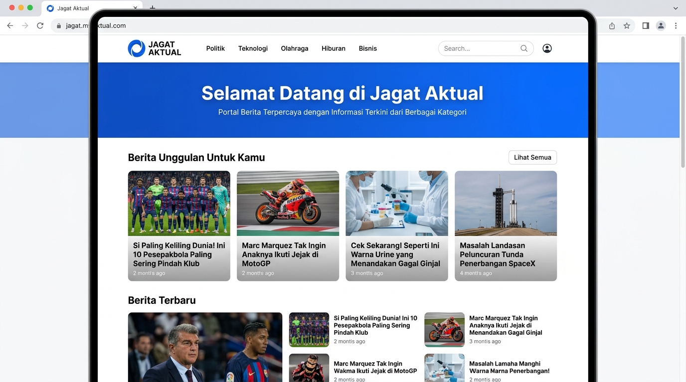 Perancangan Website Portal Berita "Jagat Aktual" Menggunakan Laravel